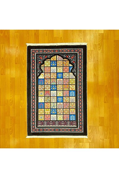 MEVLANA BAZAAR سجادة صلاة بطباعة رقمية بنمط فسيفساء حديث