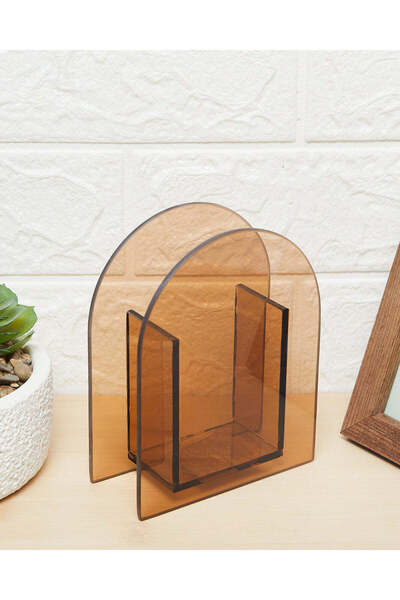 REDTAG Brown Terra Glass Arch Vase