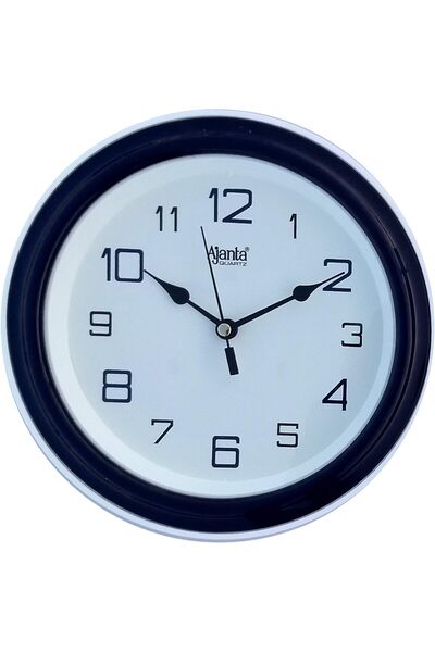 ajanta 2147-Blue Plastic Abstract Wall Clock 20.5x20.5x3.5 cm