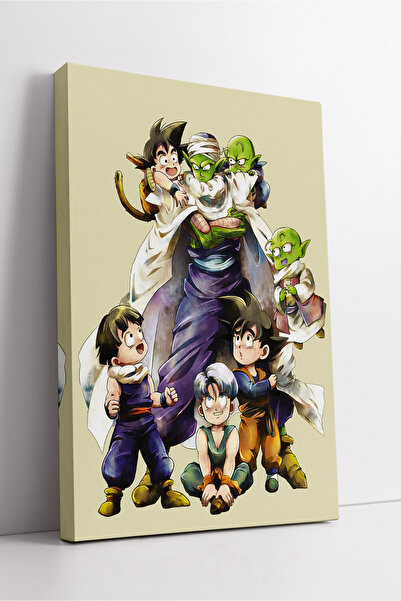 KOSS Dijital Dragon Ball Chibi Anime personaj s Pictură pe pânză Decor colora...