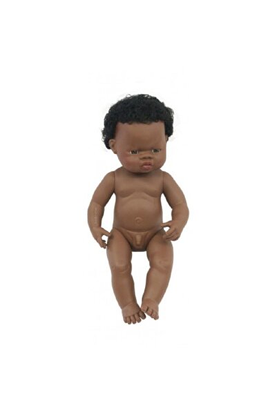 Miniland Papusa African Baiat 38 cm -