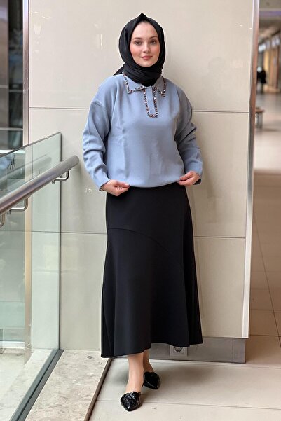 Ghisa Shirt Collar Collars Colorful Stone Knitwear Tunic