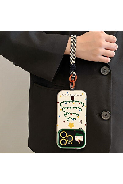 Generic Case compatible with iphone 17 Pro max back cover，Comes with mobile phone lanyard, Star and tree