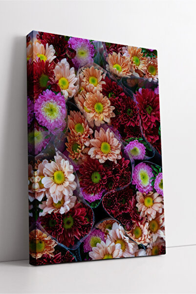 KOSS Dijital Цветни букети от хризантеми, флорален мотив, модерна декоративна...