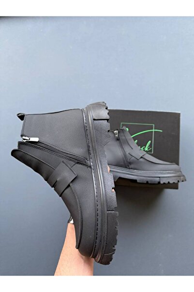 BESKAR Kb K1 Kuback Charcoal Skin Casual Men's Boots