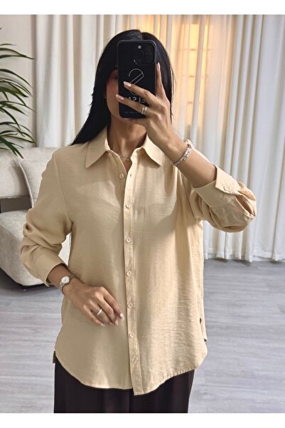 SELSAL قميص رسمي بيج