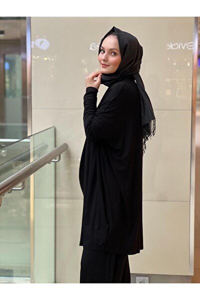 Nurcan Çetin Long Sleeve Viscose Tunic