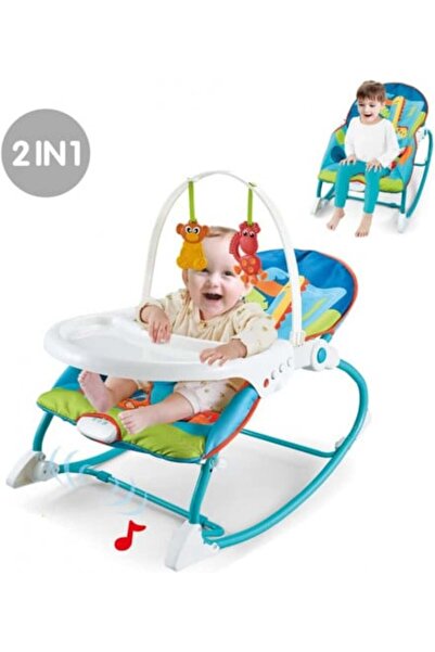 Generic Baby rocker: 4 positions, vibrating belt and feeding tray