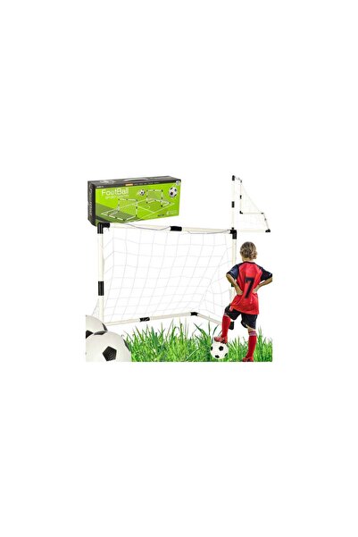 Three top online Set poartă de fotbal pliabilă pentru copii 95x50x70 cm (2 po...