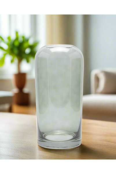 REDTAG Silver Plain Glass Decor Vase