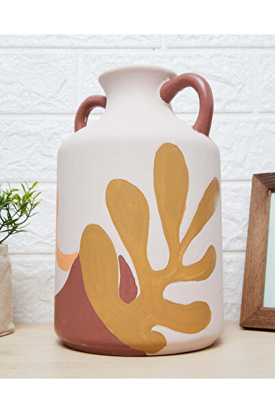 REDTAG Brown Embellished Terra Flower Vase