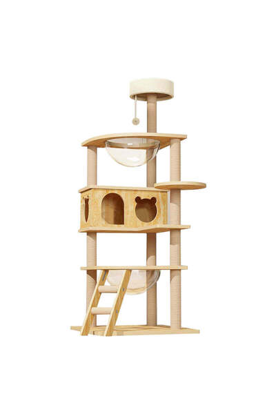 Regalia برج شجرة قطط هيلزبورو وعمود خدش 40 × 50 × 145 سم