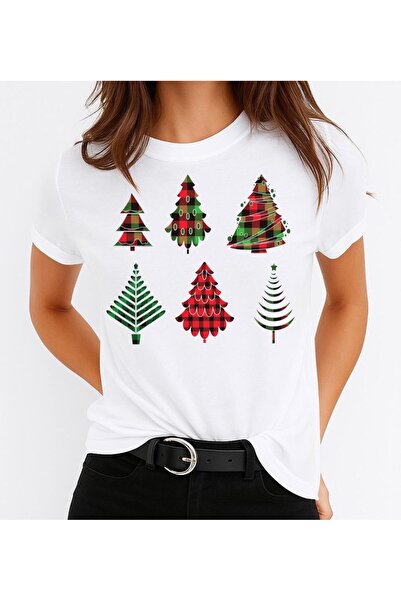 OEM 100% Cotton T-shirt - Christmas Trees 2
