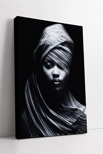 KOSS Dijital Αφηρημένο φωτεινό γυναικείο πορτρέτο Διακοσμητικός πίνακας σε κα...