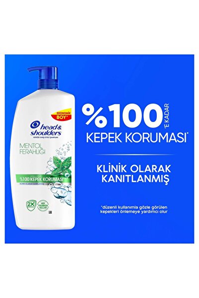 Head&Shoulders Mentol Ferahlığı Kepek Karşıtı Şampuan 800ml x 2 Adet
