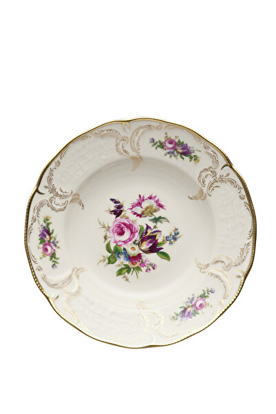 Rosenthal Sanssouci Elfenbein Diplomat Porselen Çukur Tabak 23 cm