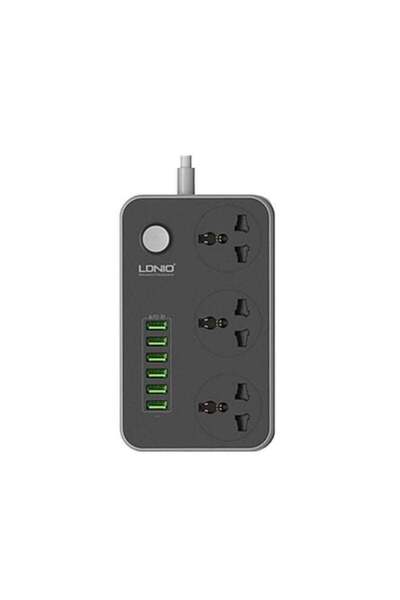 fulina Patch Panel Upgrade with 6-Port USB Power Strip,162 x 97 x 38mm(Black)