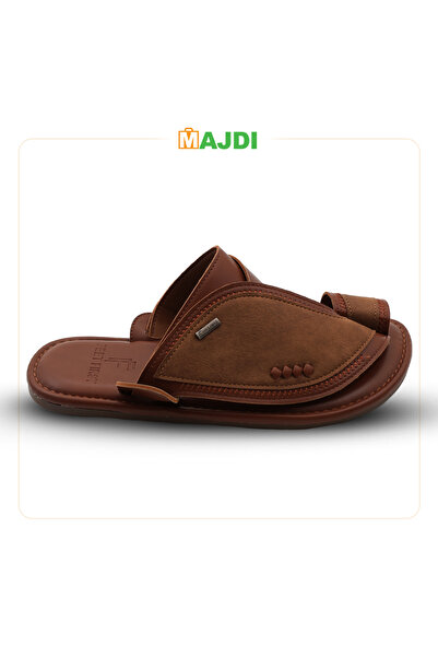 feet first Exquisite oriental sandal in embroidered leather