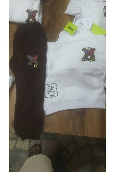 Uslukids Girl's Hooded Tracksuit Set