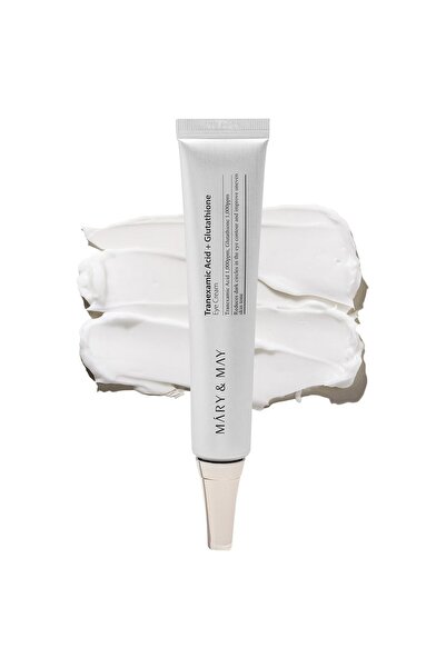 Mary & May كريم العين ماري آند ماي بحمض الترانيكساميك (TXA) + الجلوتاثيون، لع...