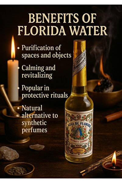 MURRAY&LANMAN Pachet 3 sticle Agua de Florida 270 ml, Murray & Lanman, apa samanica spirituala originala din Peru