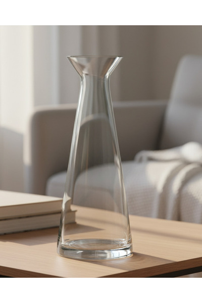 REDTAG Clear Plain Glass Decor Vase