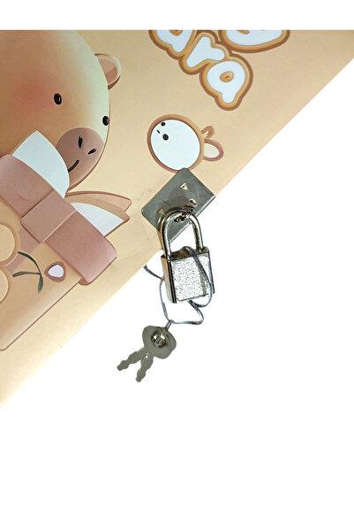 Limmy Capybara Scrapbook (Diary) Locked Notebook 80 Sheets - Hardworking Capybara