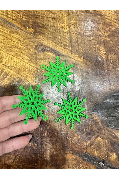 Gönülden Tasarım SET DE 3 PIESE DE ARMATURĂ FĂRĂ FĂRĂ 5X5 CM VERDE