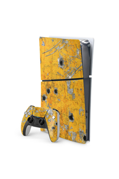 ACME LABS Skin Sticker PlayStation 5 Gaming Console Cover Wrap- Bullets and Battle Damage