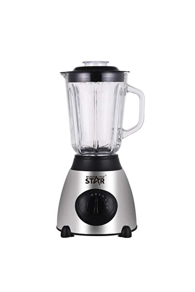 WINNINGSTAR Winning Star Blender, 1.5 Liter Capacity, 350 Watts, Black/Silver...