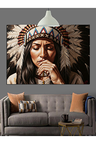 KanvasSepeti Κόκκινο Δερμάτινο τεμάχια Τριχωτό Υψηλής ποιότητας ελαιογραφία Μ...