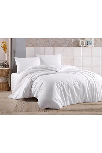 Publin Home SINGLE 57 THREAD WHITE DUVET COVER SET