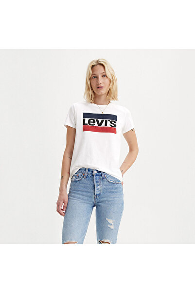 Levi's The Perfect Women's White Round Neck T-Shirt