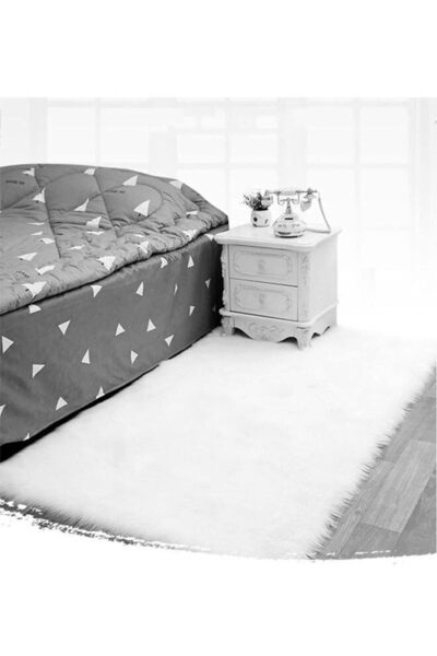 KEKE Modern Fluffy Long Pile Area Rug Non-Slip, Super Soft Decor Contemporary Carpet 180*200 Cm