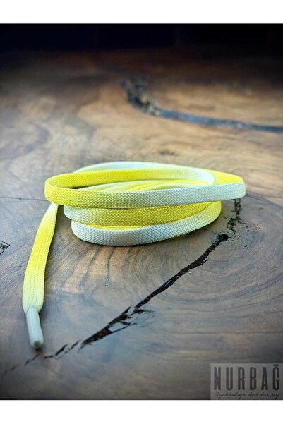 NURBAĞ DOKUMA Yellow and White Patterned 120 cm Tie