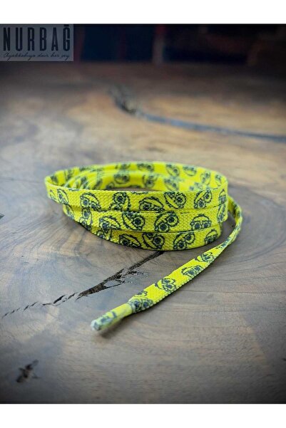 NURBAĞ DOKUMA Printed Yellow 120 cm Tie