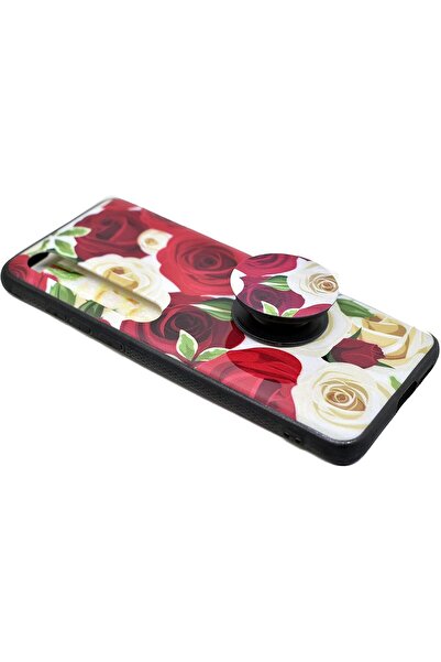 Generic Stylish Back Cover with Stand for Xiaomi Mi 10 Pro (Red) - Thermoplastic Polyurethane