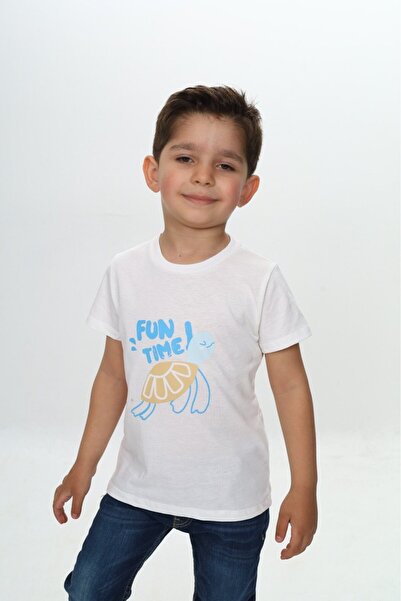Toontoy Tricou cu mânecă scurtă cu imprimeu pentru băiat