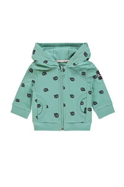 NOPPIES Baby sweatshirt with zipper and pockets Plymouth