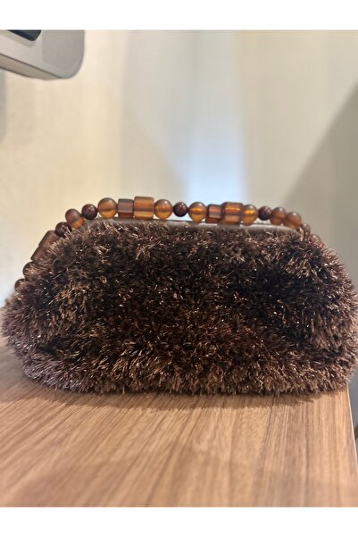 design bk Büyük boy tüylü çanta