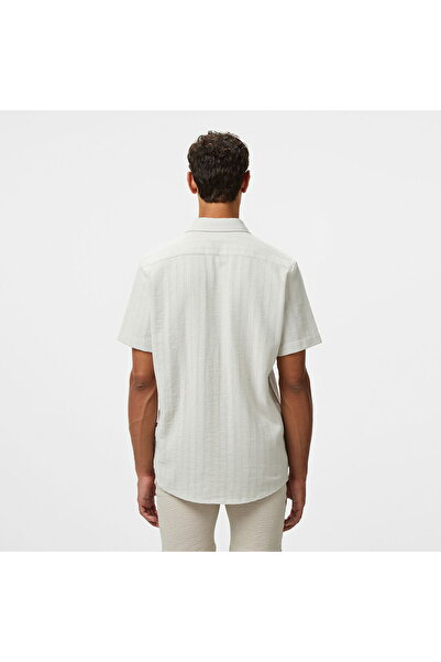 Nautica Men's Beige Classic Fit Shirt