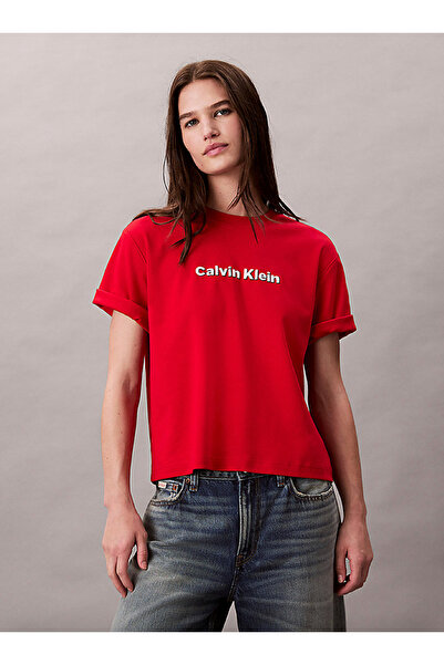 Calvin Klein Embroidered Logo Graphic Classic T-Shirt