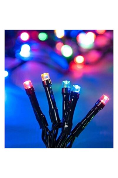 AB HOMES Christmas light string, 300 LEDs, 18.05 m, extendable, multicolor, green cable