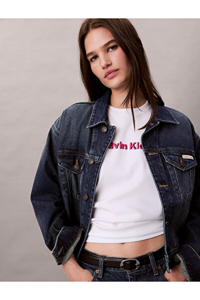 Calvin Klein Embroidered Logo Graphic Classic T-Shirt