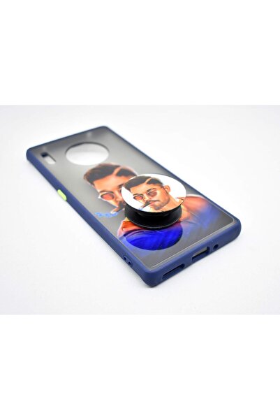 Generic Custom Polycarbonate Hard Shockproof Protective Case with Special Print for Huawei Mate 30 Pro - Blu