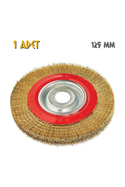 SGS Çelik Tel Fırça - Saçaklı Dairesel - 125 mm. - 1 Adet