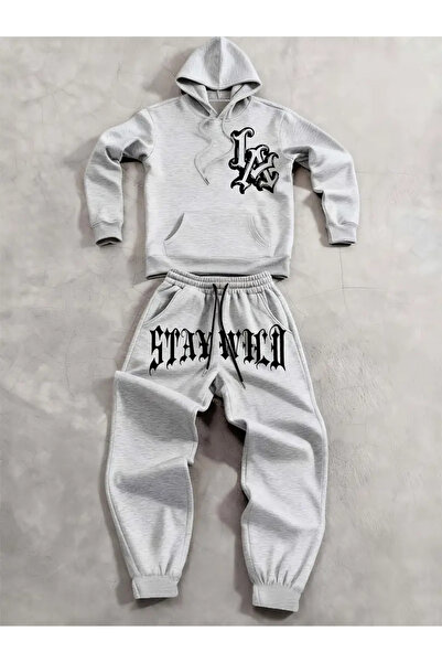 bellanova Full Outfit Set for Men: Hooded Sweatshirt, Stylish Jacket,