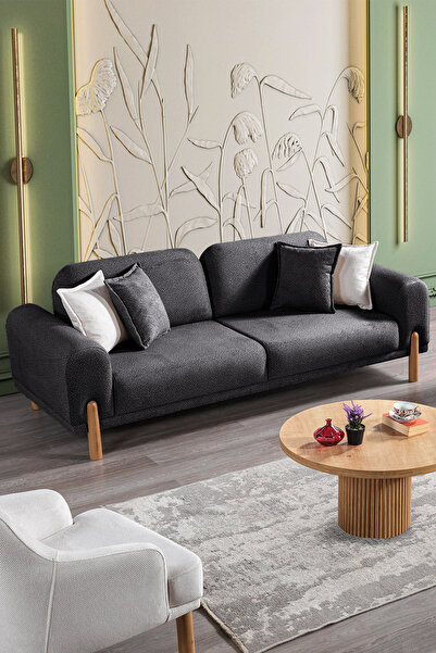 Eymense Class Bohem Üçlü Koltuk Antrasit