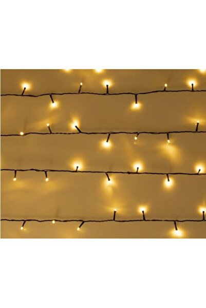 AB HOMES Christmas light string, 300 LEDs, warm white, 18.05 m, extendable, green cable