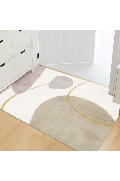 KEKE Modern Minimalism Area Rug Non-Slip Soft Decorative Carpet 100X140CM (Ho...